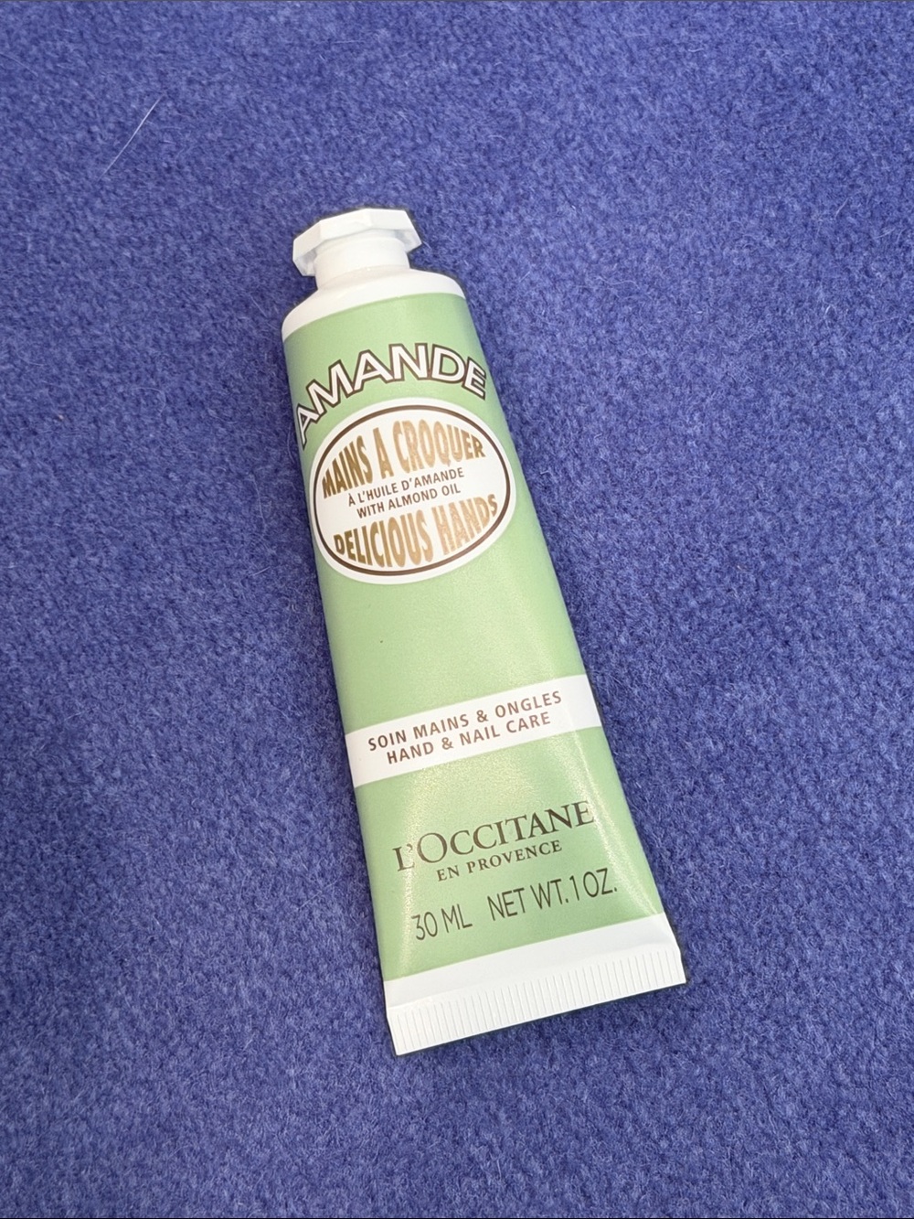 NWT. L'Occitane Almond Delicious Hands hand and nail care cream, 30ML